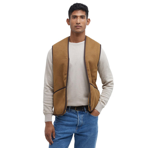 Gilet Uomo reversibile, in pile, con zip frontale